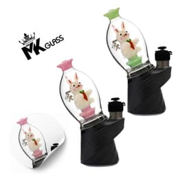 MKAT6 - MK100 Cute Bunny Puffco Attachment (Compatible With Puffco Peak and Peak Pro)