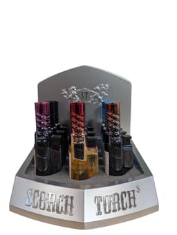 Scorch Torch 61817 Straigt Up Torch Display of 9