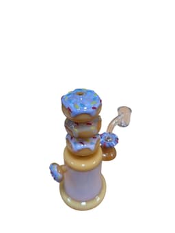 B90 - Donut Cake 7'' Water Pipe
