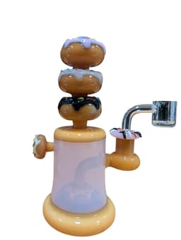 B90 - Donut Cake 7'' Water Pipe