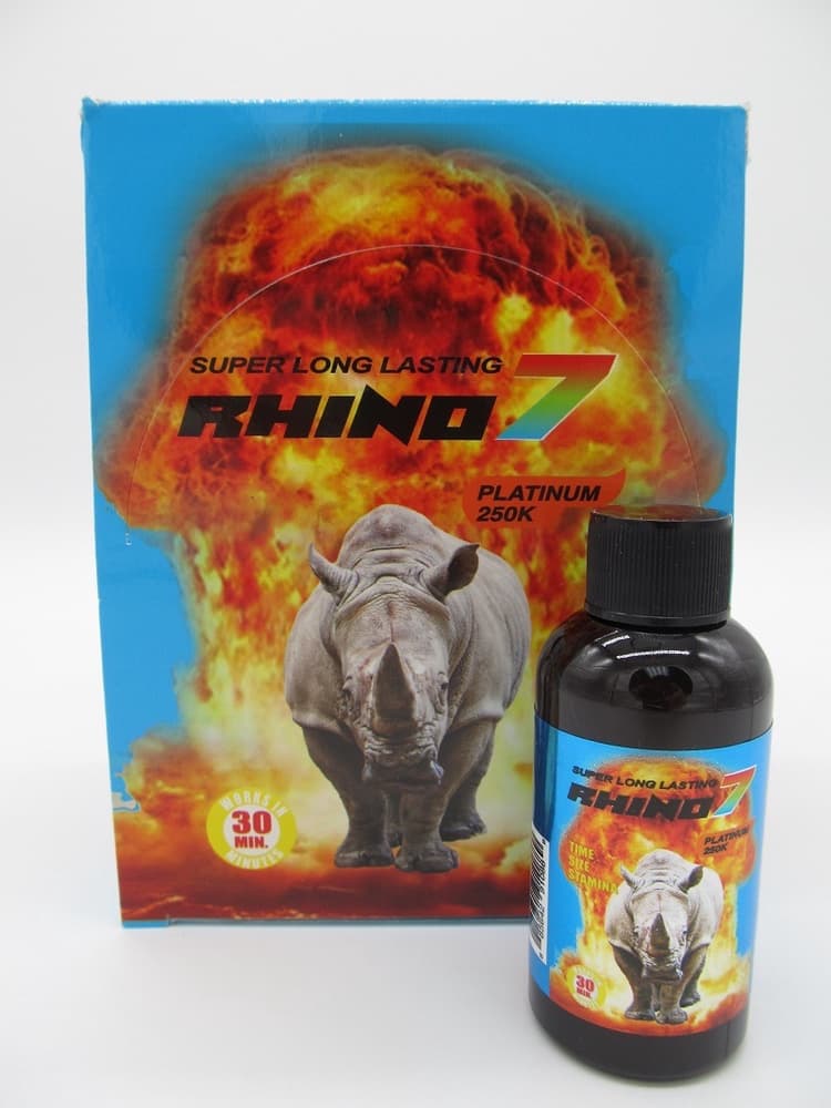 Rhino 7 Platinum 250K 2oz Male Enhancement Shot (Pack of 12)