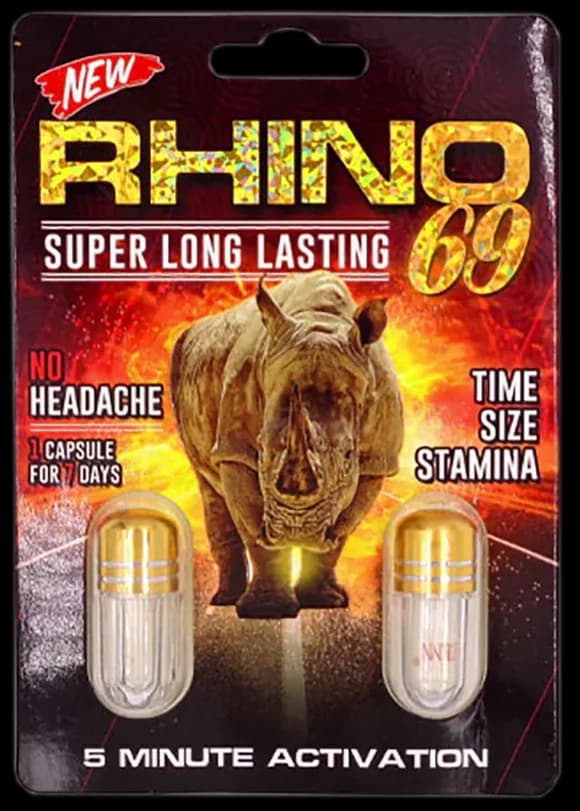 Rhino 69 Super Long Lasting Male Enhancement Pill (1 Tablet)