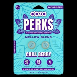 DOZO PERKS 7-HYDROXYMITRAGYNINE 2ct