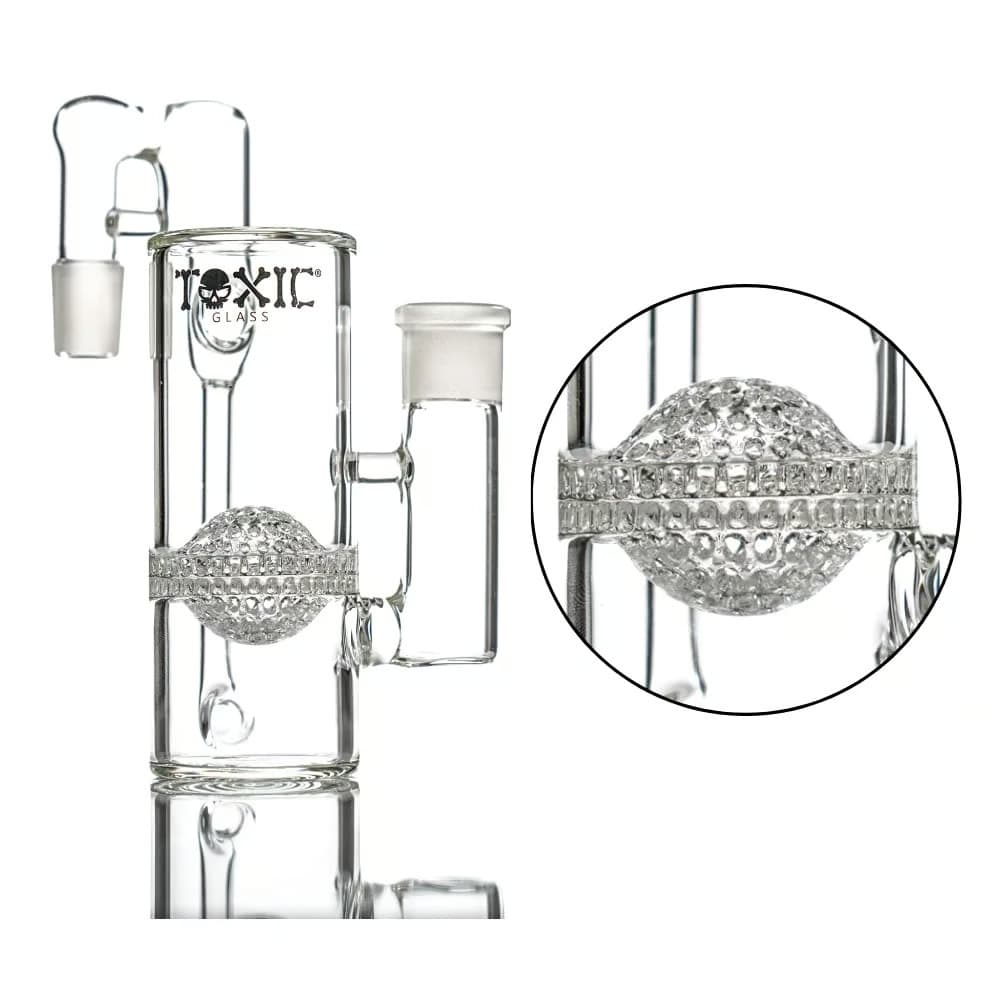TXAC19 - 7″ Toxic Glass Discoball Ash Catcher alternate view