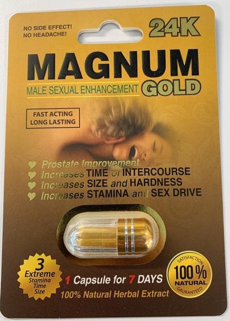 Magnum 24K Gold Male Enhancement Pill
