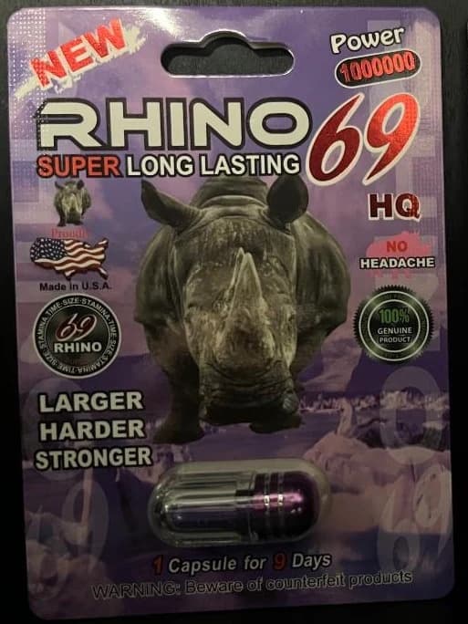 Rhino 69 Power 1000000 Male Enhancement Pill