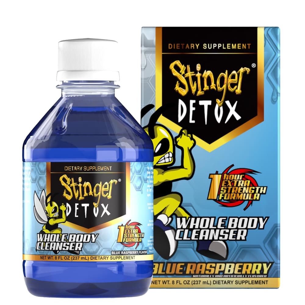 Stinger Detox Whole Body Cleanser Extra Strength Drink Blue Raspberry