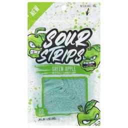 Sour Strips Green Apple Candy (3.4oz)