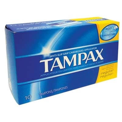 Tampax Tampon 10ct Regular (12ct) (Unit Cost $2.33)