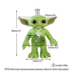 H353 - 12" Alien Water Pipe