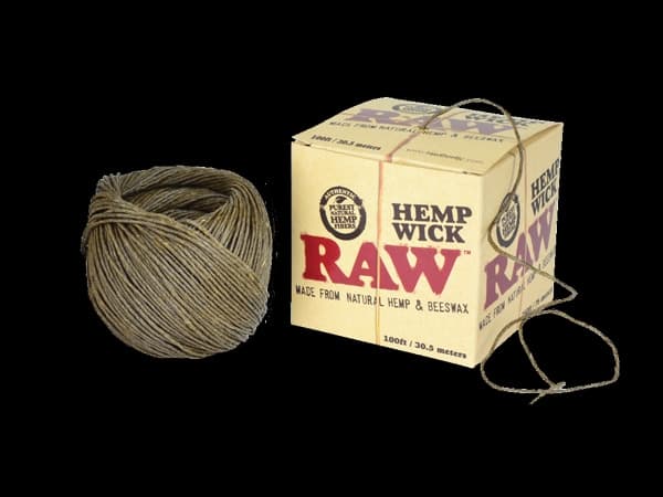 RAW HEMP WICK 100FT/30.5 METERS