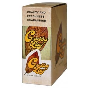 Grabba Leaf Cigar Wraps 25 Packs YELLOW