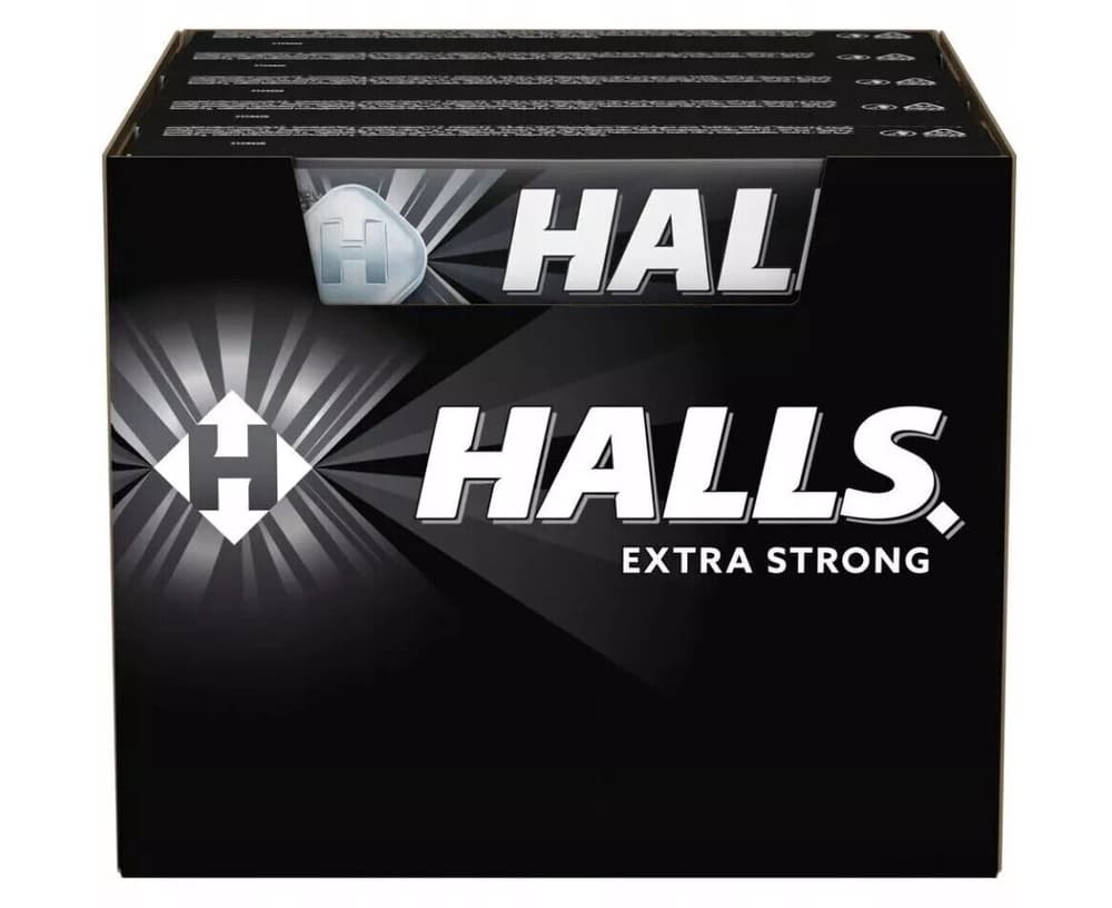 Halls Cough Drops 9CT Extra Strong Black UK (20ct) (Unit Cost $0.59)