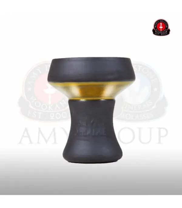 AMY Deluxe Stein TABAKTOPF MIT Hot Screen (Gold)