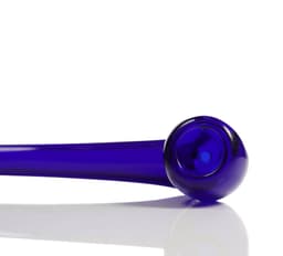 H114 - 12" Colorful Solid Sherlock Design Hand Pipe (Pack of 3) (Unit Cost $7.99)