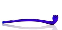 H114 - 12" Colorful Solid Sherlock Design Hand Pipe (Pack of 3) (Unit Cost $7.99)