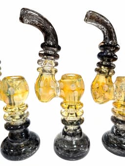 BUB18 - 7.5'' Fumed Smoke And Gold Bubler (Pack of 3) (Unit Cost $13.99)