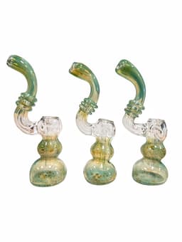 BUB19 - - 7.5'' Fumed Green And White Bubler (Pack of 3) (Unit Cost $13.99)