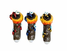 H174 - 5.5'' Honey Bee Hand Pipe (Pack of 3) (Unit Cost $11.99)