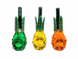 H173 - 5.5'' Pineapple Glycerin Glass Hand Pipe