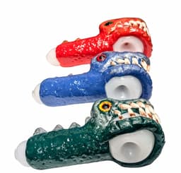 H96 -  5.5" Dinasour Handpipe (Pack of 3) (Unit Cost $11.99)