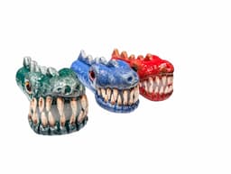 H96 -  5.5" Dinasour Handpipe (Pack of 3) (Unit Cost $11.99)