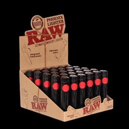 Raw Black Phoenix Lighter Adjustable Poker (30ct)