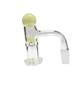 QB18 - 14mm Quarz Banger Nail Set Glow In The Dark Complete Set (Pack of 3)