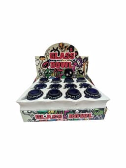 (01135) Glass Bowl Tribal Desing