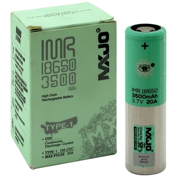 MXJO 18650 3500mah Battery Type-1 (4ct)