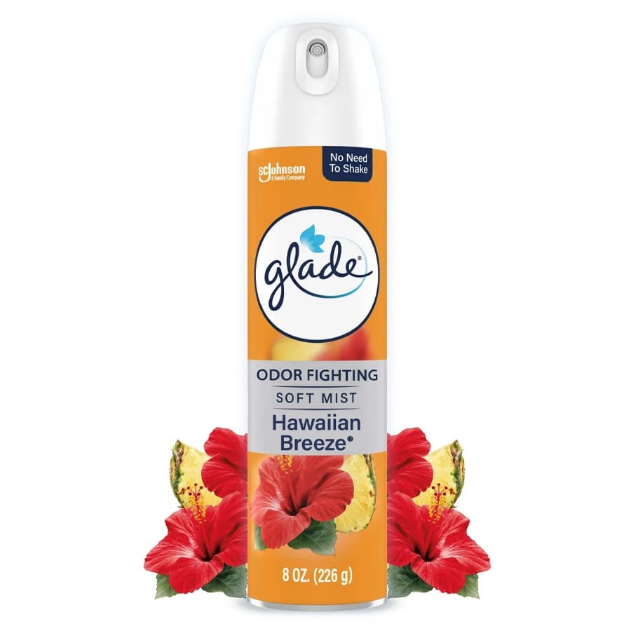 Glade Air Freshner Spray 8.3oz Hawaiian Breeze (6ct) (Unit Cost $1.99)