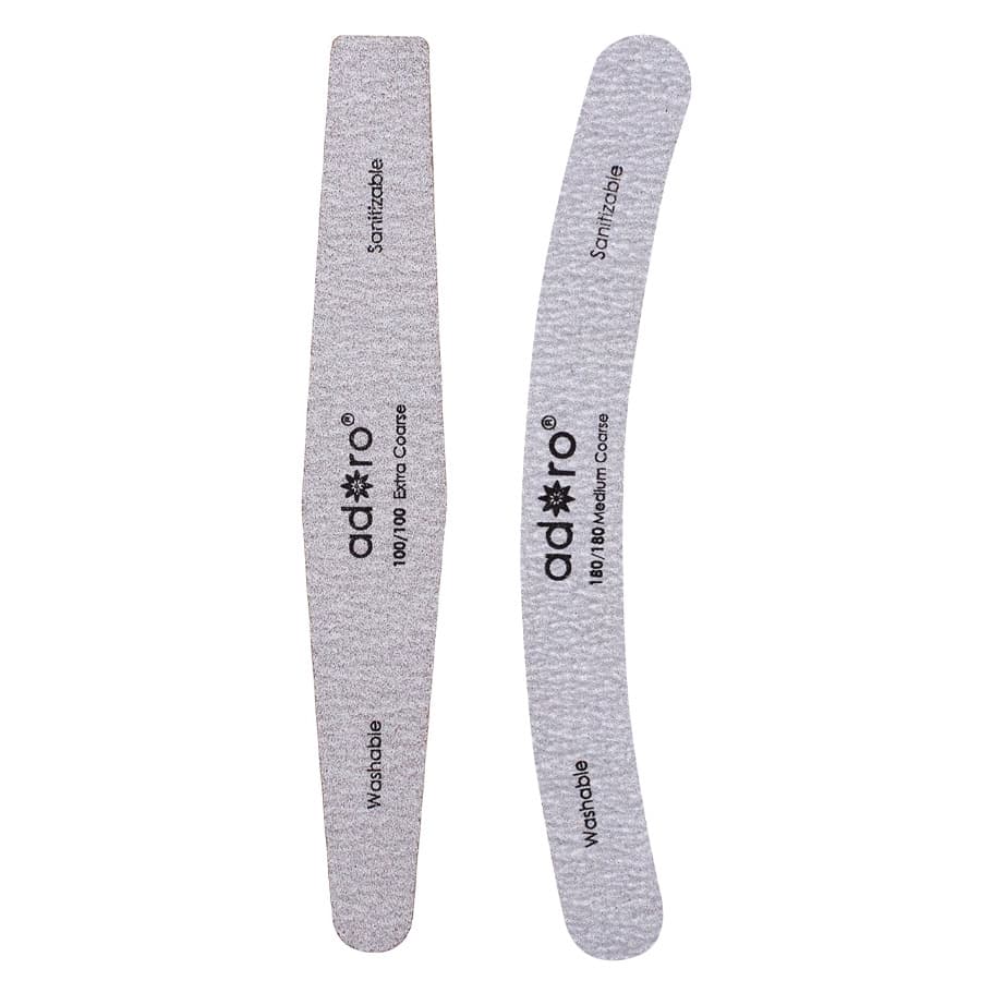 Adoro Nail File 2ct Curve &amp; Diamond Emery Board (12ct) (Unit Cost $0.58)