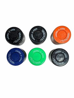 Plastic Sealed Cans Leave Desing (Pack of 6)