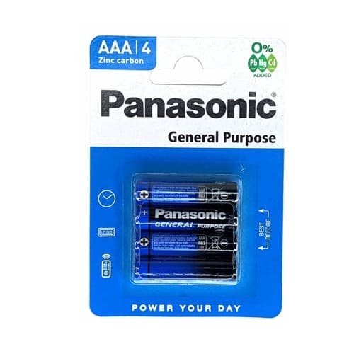 Panasonic AAA4 General Purpose Zinc Carbon (12ct)