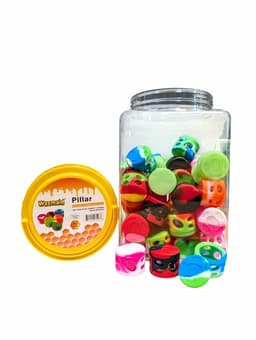 Waxmaid Pillar Jar Silicon + Glass Container (60CT)