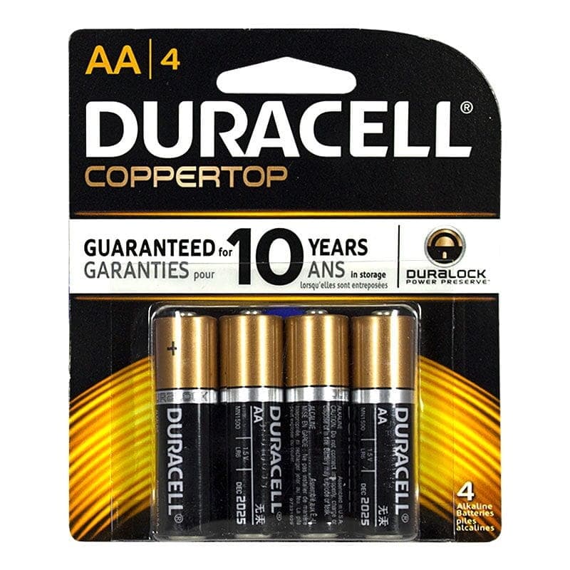 Duracell Batteries AA4 Coppertop (14ct) (Unit Cost $2.85)