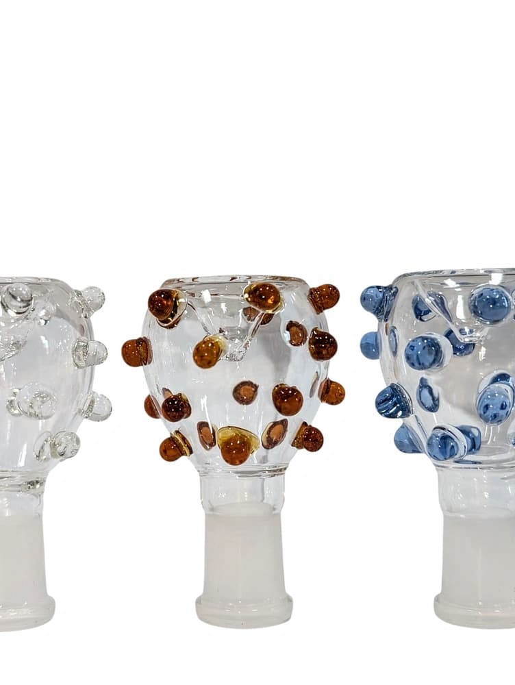 BL73 - 14MM Female Flower Beads Glass Screen Bowls (Pack of 5) (Unit Cost $2.99) alternate view