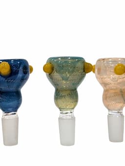 BL83 - 14mm Bubble Dotted Double Bowl (Pack of 5) (Unit Cost $7.99)