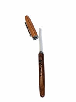 TXNC35 - Toxic Wooden Nectar Collector Pen Design W/Quartz Glass Tip