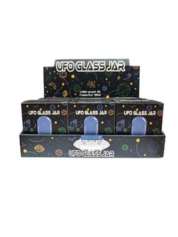 Ufo Silicon + Glass Jar (Pack of 6)