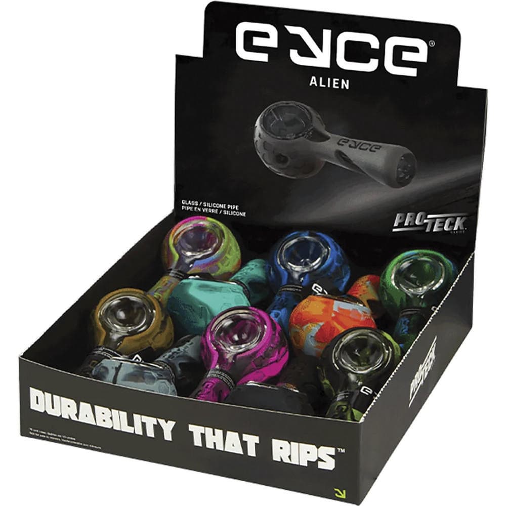 Eyce Proteck Alien Spoon Handpipe (Display of 10) (Unit Cost $11.99)