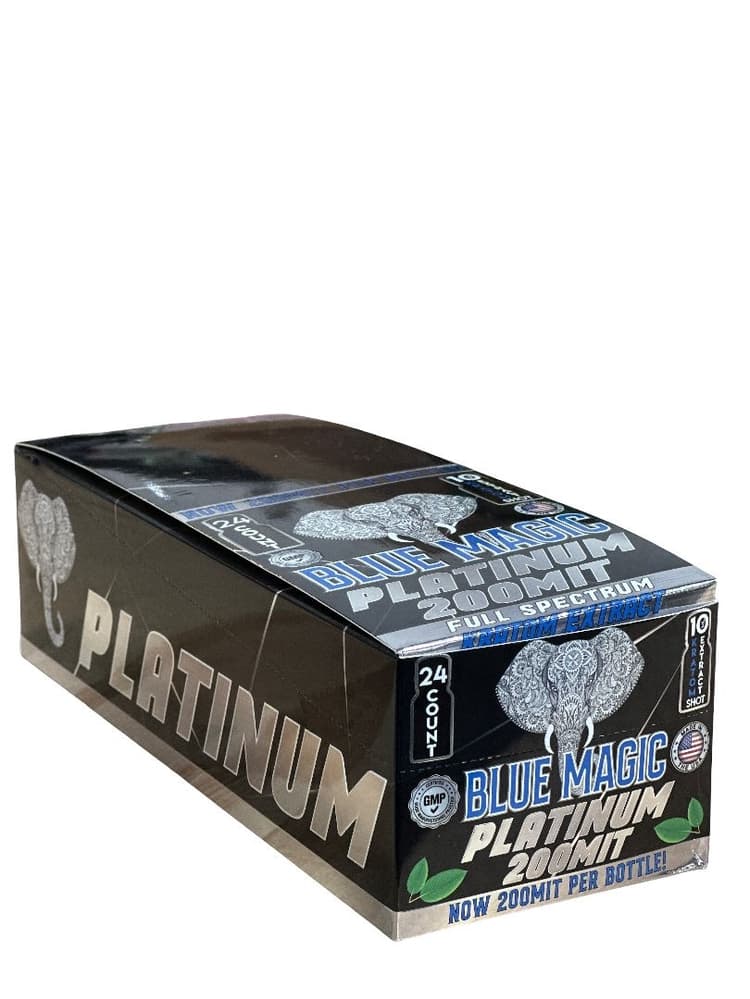 Blue Magic Platnium Shot 200MIT Per Bottle - 24CT Display