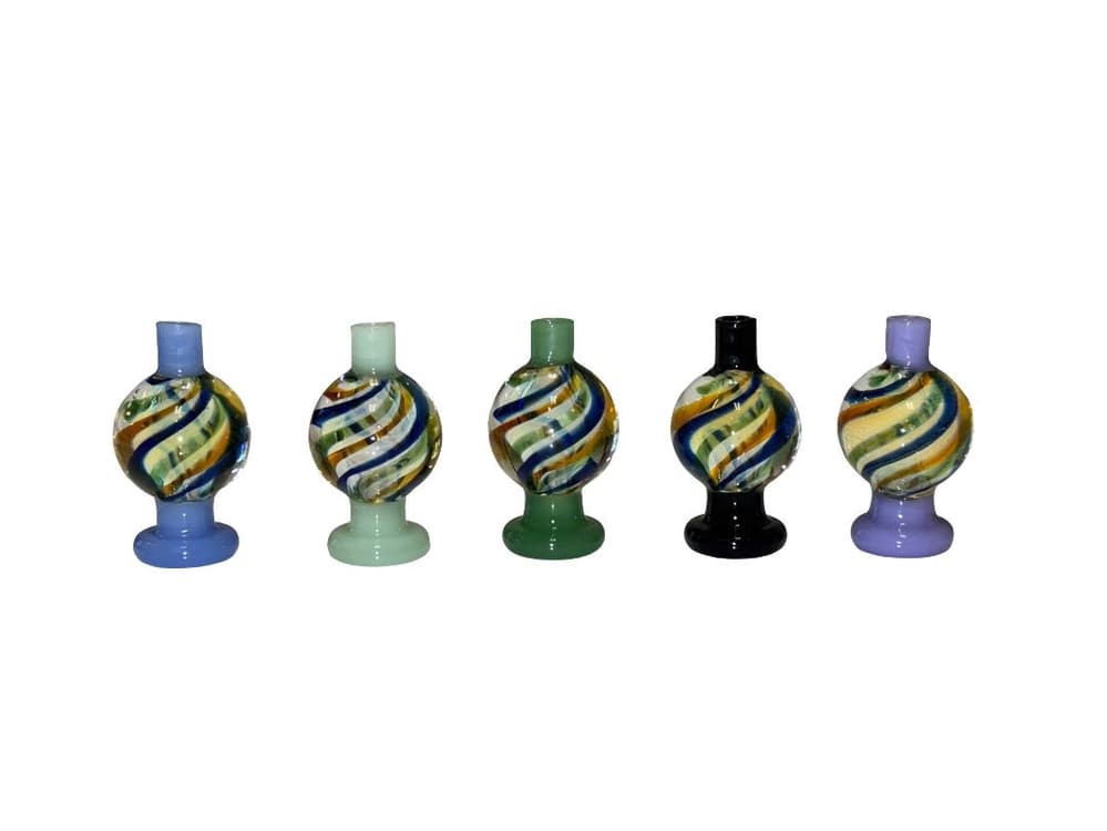 CC116 - Line Design Bubble Carb Cap (Pack of 5) (Unit Cost $7.99)