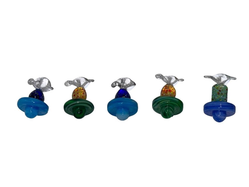 CC66 - Mermaid Tail Carb Cap (Pack of 5) (Unit Cost $1.99)
