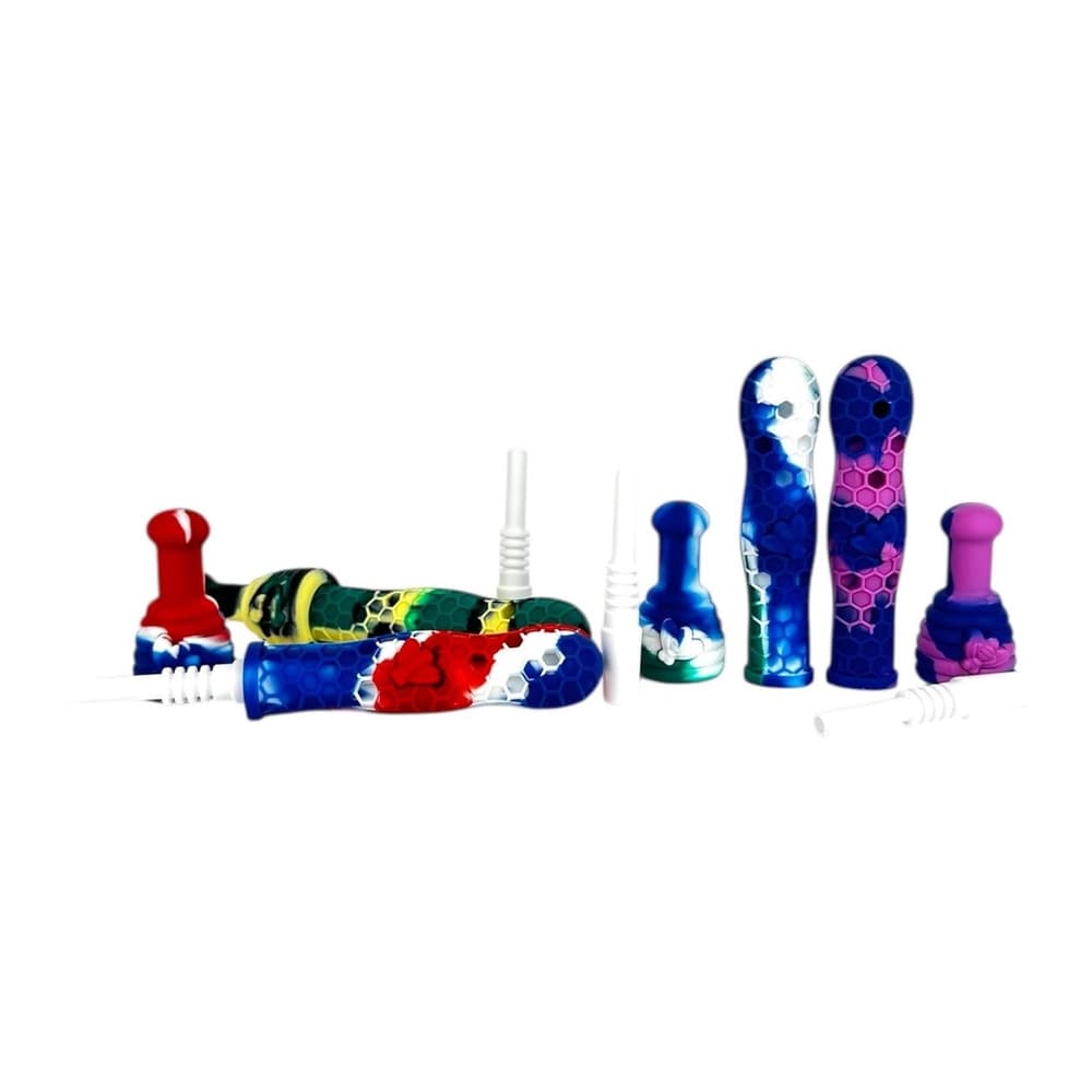 NC120 - Silicone Honeycomb Design Nectar Collector (21023) (Pack of 5)