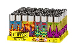 Clipper Leaves Design Lighters (Pack of 48)