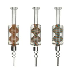 NC73 - Wigwag Screw In Freezable Nectar Collector With Screw Metal Tip