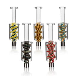 NC73 - Wigwag Screw In Freezable Nectar Collector With Screw Metal Tip