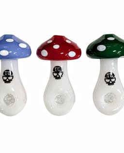 TXH16 Mushroom Hand Pipe With Screen  (PACK OF 5)