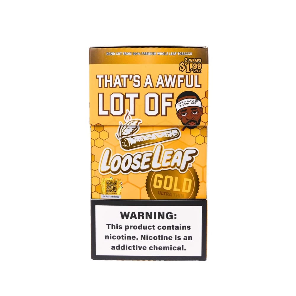 Looseleaf That's a Awful Lot of Gold Ultra Thin Leaf Wraps